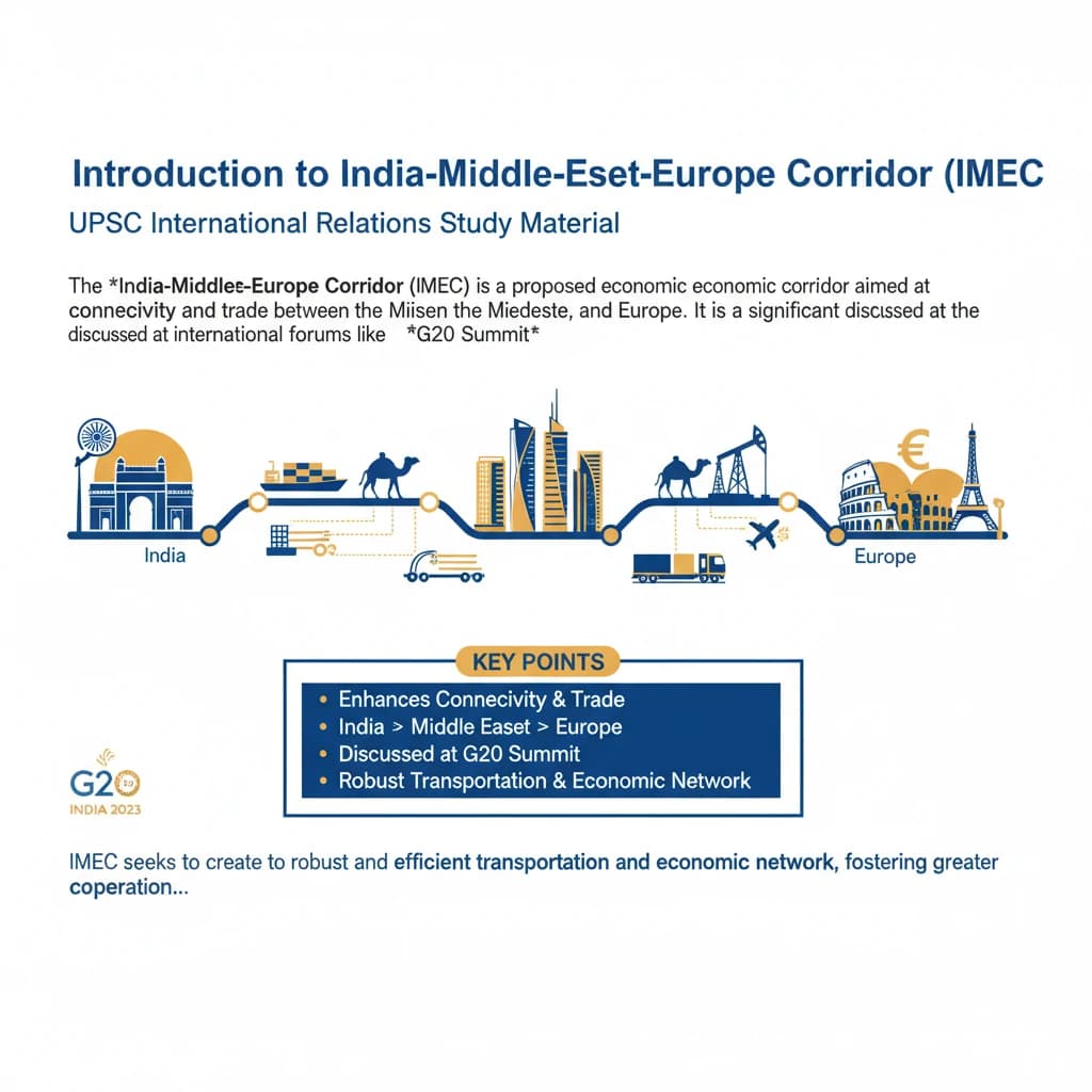 India-Middle-East-Europe Corridor (IMEC)