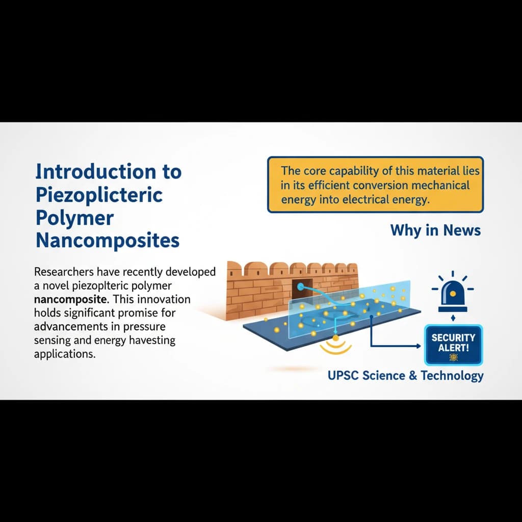 Security Alert System Based on Piezoelectric Polymer Nanocomposite
