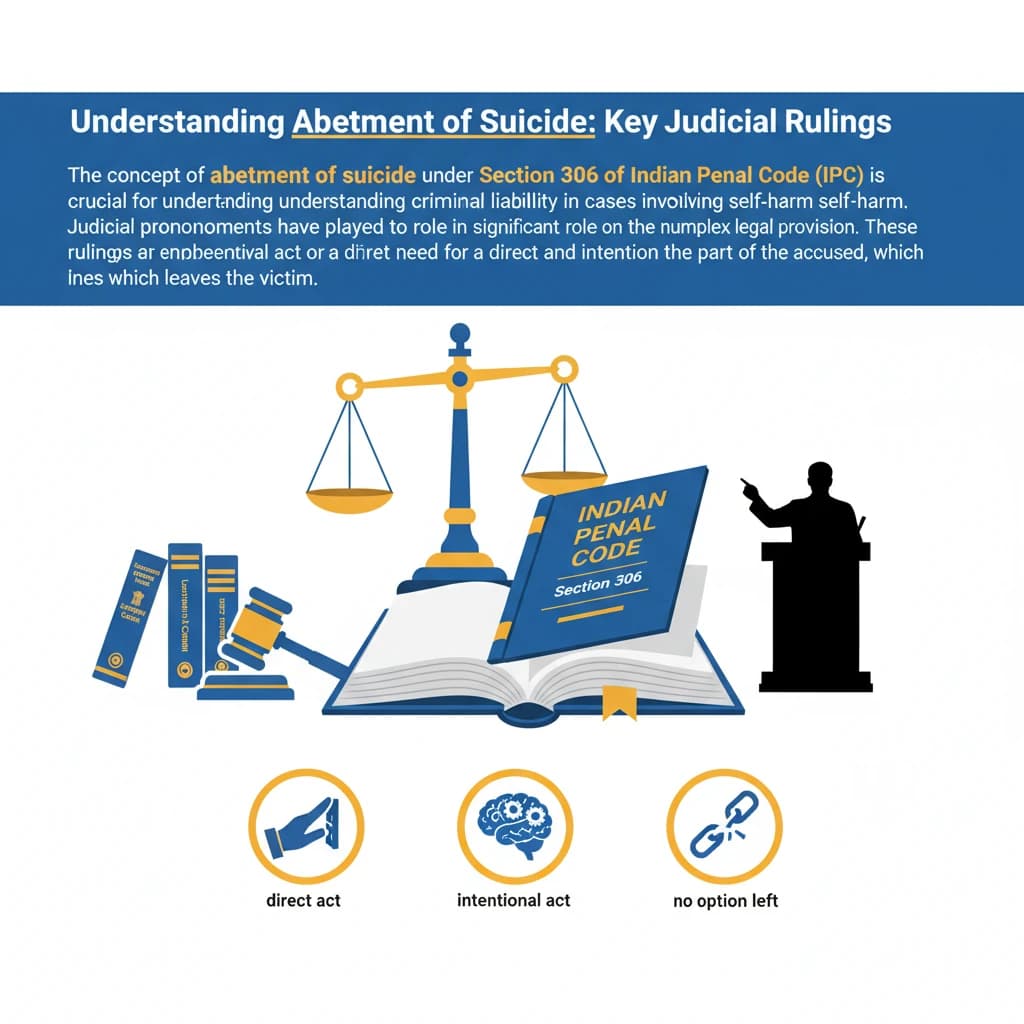 Abetment of Suicide: Key Supreme Court Judgments