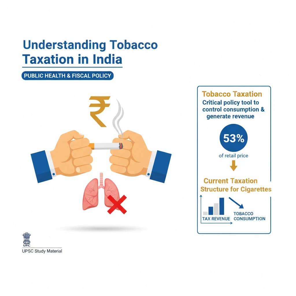 Tobacco Taxation in India: Cigarettes vs. Bidis & Public Health
